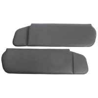 1983-93 Mustang Convertible Cloth Sunvisors - Titanium