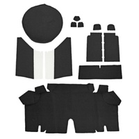 1965-66 Mustang 2+2 Trunk Carpet Kit (80/20) Oxblood