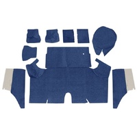 1967-68 Mustang Coupe Trunk Carpet Kit (Nylon) Blue