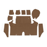 1967-68 Mustang 2+2 Trunk Carpet Kit (80/20) Saddle