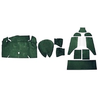 1969 Mustang Coupe Trunk Carpet Kit (Nylon) Olive Green