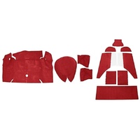 1969 Mustang Convertible Trunk Carpet Kit (Nylon) Red