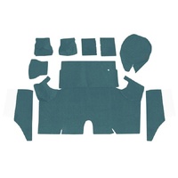 1969 Mustang 2+2 Trunk Carpet Kit (80/20) Turquoise