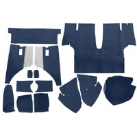 1971-73 Mustang Coupe Trunk Carpet Kit (Nylon) Blue