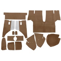 1971-73 Mustang Coupe Trunk Carpet Kit (Nylon) Saddle