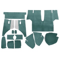 1971-73 Mustang Coupe Trunk Carpet Kit (80/20) Turquoise