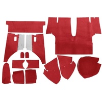 1971-73 Mustang Coupe Trunk Carpet Kit (80/20) Bright Red