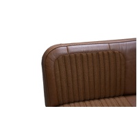 1971-72 Chevrolet Truck Front Bench Seat Upholstery Set w/ Walrus Grain Inserts - Dark Green