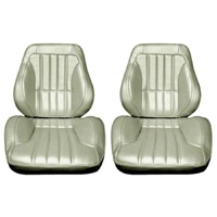 1967-72 Chevy Truck Touring II Assembled Reclining Bucket Seats - Parchment