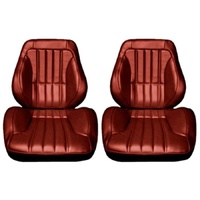 1967-72 Chevrolet Truck Touring II Assembled Reclining Bucket Seats - Red
