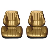 1967-72 Chevrolet Truck Touring II Assembled Reclining Bucket Seats - Saddle