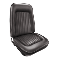 1967-68 Camaro Coupe/Convertible Standard Front Bucket Seat Upholstery Set- Black