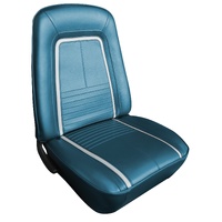 1967 Camaro Coupe/Convertible Deluxe Front Bucket Seat Upholstery Set - Parchment