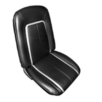 1967 Camaro Convertible Deluxe Front & Rear Upholstery Set w/ Bucket Seats - Gold