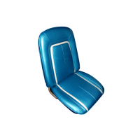 1967 Camaro Deluxe Front & Rear Upholstery Set w/ Bench Seat - Turquoise