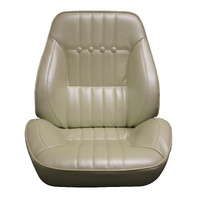 1971-72 Camaro Touring II Standard Assembled Reclining Bucket Seats - 1971 Dark Jade