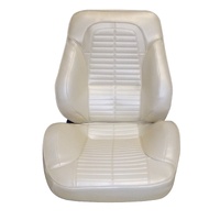 1967-69 Firebird Touring II Standard Assembled Reclining Bucket Seats - White