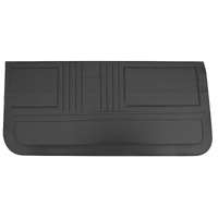1967-69 Firebird Pre Assembled Standard Front Door Panels - Black