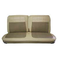 1962 Impala 2Dr Standard Front Split Bench Seat Upholstery Set Barber Pole - Green