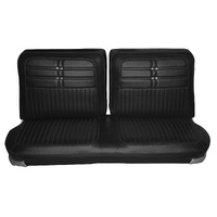 1963 Impala 2Dr Standard Front Split Bench Seat Upholstery Set - Red