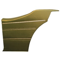 1969 LeMans/GTO Coupe Pre-Assembled Rear Quarter Panels - Green/Parchment