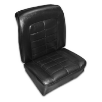 1964-65 Riviera Hardtop Standard Front Bucket Seat Upholstery Set - 1965 Black