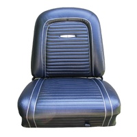 1963 Futura Sport Hardtop/Sedan Bucket Seat Upholstery Set - Black