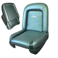 1963 Falcon Futura Convertible Front Bucket Seat Upholstery Set - Blue
