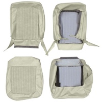 1975-77 Bronco Front Bucket Seat Upholstery Set - Parchment