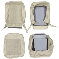 1975-77 Bronco Front Bucket Seat Upholstery Set - White