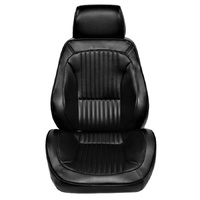 1968-74 Bronco Touring II Assembled Reclining Bucket Seat Upholstery Set - Black