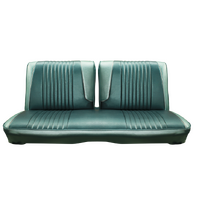 1963 Galaxie 500 2 Door Front Split Bench Seat Upholstery Set - Turquoise