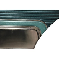 1963 Galaxie 500 2 Door Sedan Post Rear Quarter Panels - Turquoise