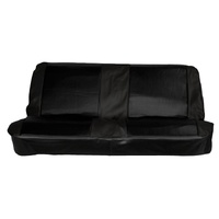 1973-79 F100/F150/F250/F350 All Vinyl Front Bench Seat Upholstery Set - Black