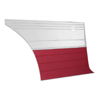 1963 Falcon Ftra Sedan Rear Quarter Panels - Red
