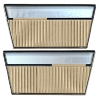 1968-77 Bronco Front Door Panels w/ Mylar Inserts - Parchment
