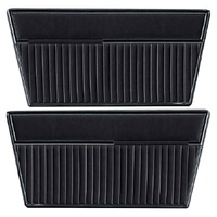 1968-77 Bronco Front Door Panels - Black/Black