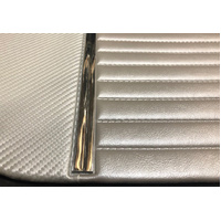 1966-76 Bronco Rear Quarter Panels Carbon Fiber - Grey/Red