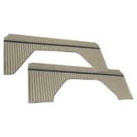 1977 Bronco Rear Quarter Panels w/o Top - White