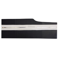 1963 Comet Custom 2Dr Hardtop/Sedan Front Door Panels - Black