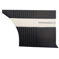 1963 Comet Custom 2Dr Sedan Rear Quarter Panels - Black/White
