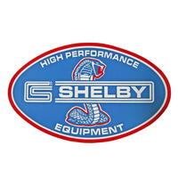 10" Shelby Hi-Performance Equipment Decal