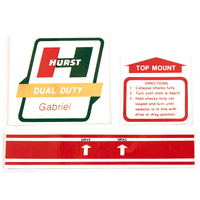 69-70 Hurst drag shock dec.set