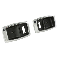 1979 - 1993 Mustang Interior Door Handle Bezels - Chrome