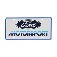 Ford Motorsport License Plate - 3 Color