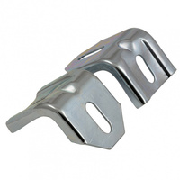 1983-93 Mustang Headlight Panel Support Brackets - Zinc Plated