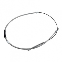 1983-92 Mustang Park Brake Cable - Rear With Drums