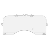1987 - 1989 Mustang Instrument Panel Lens