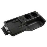 1987 - 1993 Mustang Console Cup Holder Panel with USB Socket - Black