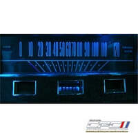 1964.5-1966 Mustang LED Gauge Kit- Blue